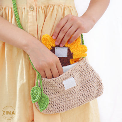 Mini sunflower bag